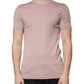 Dolce & Gabbana Brown Cotton Short Sleeves Round Neck T-shirt