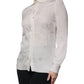 Dolce & Gabbana White Silk Collared Long Sleeves Shirt Top