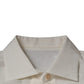 Dolce & Gabbana White Silk Collared Long Sleeves Shirt Top