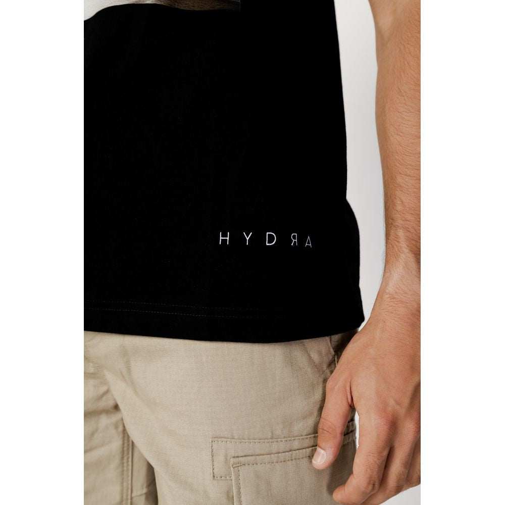 Hydra Clothing Black Cotton T-Shirt