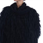 Dolce & Gabbana Elegant Black Fringed Wool-Cashmere Sweater