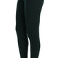 Dolce & Gabbana Elegant High Waist Green Wool Tights