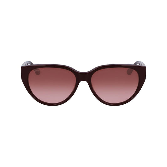 Lacoste Red Acetate Sunglasses