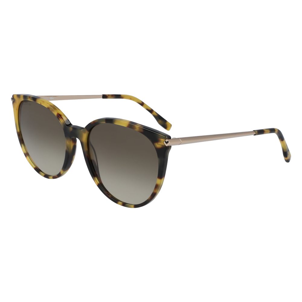 Lacoste Brown Metal Sunglasses