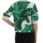 Dolce & Gabbana Tropical Sequined Sweater - Lush Greenery Edition