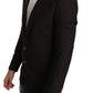 Dolce & Gabbana Sleek Slim Brown Virgin Wool Blazer Jacket