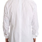 Dolce & Gabbana Elegant Slim Fit Dress Shirt in Pure White