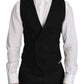 Dolce & Gabbana Sleek Double Breasted Slim Fit Wool Vest