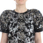 Dolce & Gabbana Crystal Embellished Knight Inspired Top