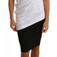 Cavalli Elegant White Tie Back Tank Top Tee