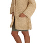 Dolce & Gabbana Chic Beige Crochet Knitted Raffia Cardigan