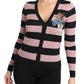 Dolce & Gabbana Elegant Floral Embroidered Cashmere Cardigan