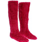 Dolce & Gabbana Elegant Pink Lambskin Fur Boots