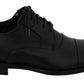 Dolce & Gabbana Sleek Black Leather Formal Dress Shoes