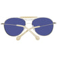 Hally & Son Silver Unisex Sunglasses