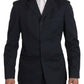 Romeo Gigli Elegant Blue Two-Piece Suit