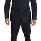 Romeo Gigli Elegant Blue Two-Piece Suit