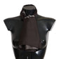 Dolce & Gabbana Elegant Silk Scarf Wrap in Luxe Brown