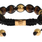 Nialaya Chic Multicolor CZ & Tigers Eye Bracelet