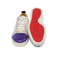 Christian Louboutin Louis Junior Spikes Flat Contrasting Leather Sneakers
