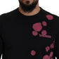 Dsquared² Black Pink Cotton Short Sleeves Crewneck T-shirt