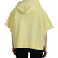 Dsquared² Yellow Logo Print Cotton Hoodie Sweatshirt Sweater