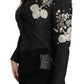 Dolce & Gabbana Elegant Black Silver Baroque Jacket