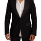 Dolce & Gabbana Elegant Slim Fit Black Blazer Jacket