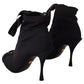 Dolce & Gabbana Elegant Ankle Open Toe Heel Boots