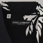 Dolce & Gabbana Elegant Black Palm Tree Print Casual Shirt