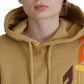 Dsquared² Brown Logo Printed Hooded Long Sleeve Sweater