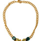 Dolce & Gabbana Elegant Gold-Tone Floral Fruit Necklace