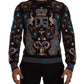 Dolce & Gabbana Elegant Bordeaux Cashmere Crewneck Sweater