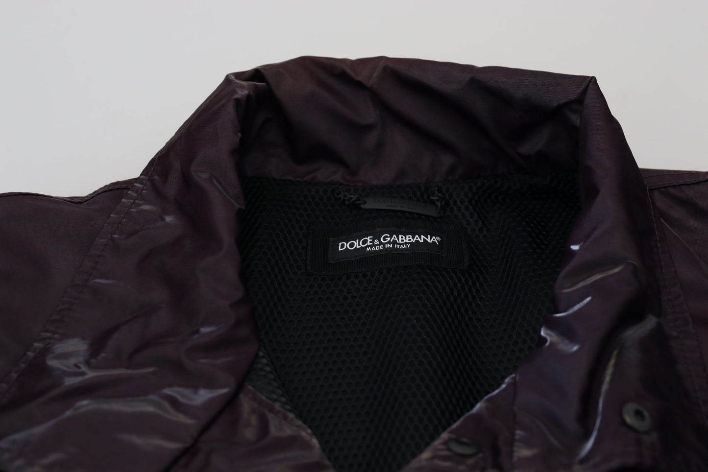 Dolce & Gabbana Elegant Purple Biker Jacket