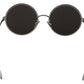 Dolce & Gabbana Chic Silver Grey Lens Sunglasses for Women