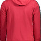 Cavalli Class Chic Pink Hooded Sweatshirt with Contrasting Details