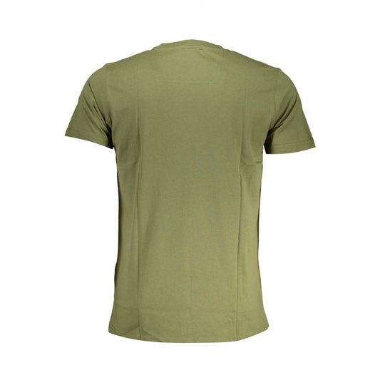 Cavalli Class Green Cotton T-Shirt