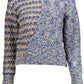 Desigual Eclectic Blue Contrast Detail Sweater