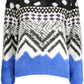 Desigual Chic Contrasting Detail Long-Sleeve Top