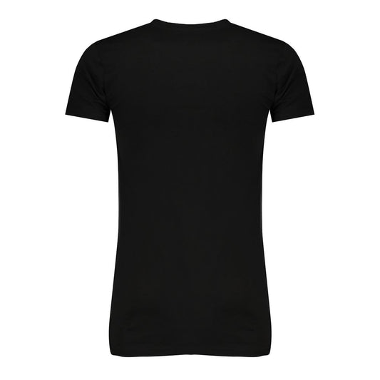 Gaudi Black Cotton T-Shirt