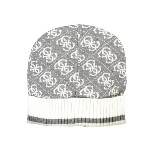 Guess Jeans Gray Polyester Hats & Cap
