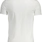 Guess Jeans Sleek White Round Neck Slim Fit Tee