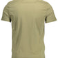 Guess Jeans Slim Fit V-Neck Organic Tee in Green