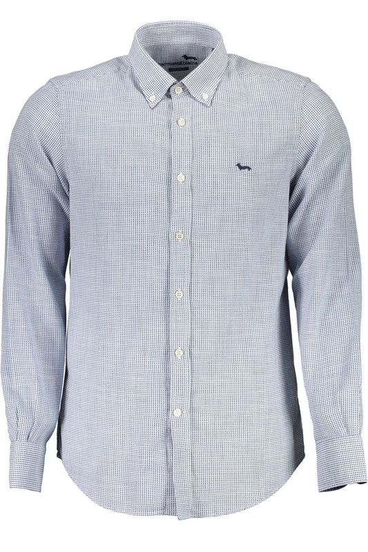 Harmont & Blaine Elegant Light Blue Cotton Shirt for Men