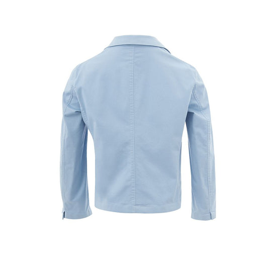 Lardini Elegant Turquoise Cotton Jacket for Women