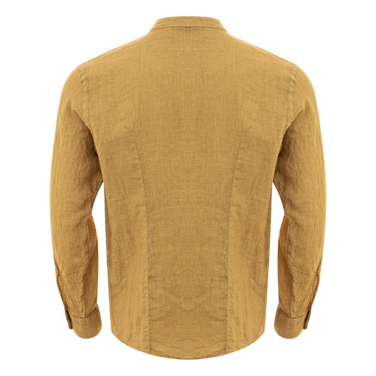 Gran Sasso Golden Linen Luxury Shirt
