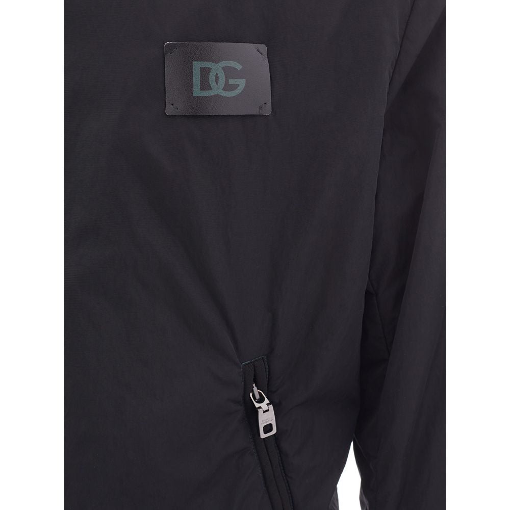 Dolce & Gabbana Elegant Black Polyamide Jacket