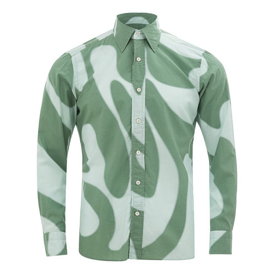 Tom Ford Elegant Green Cotton Shirt for Men