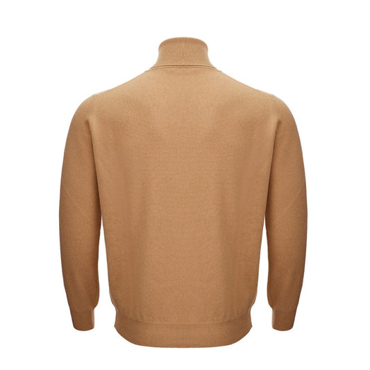KANGRA Elegant Woolen Brown Sweater for Men