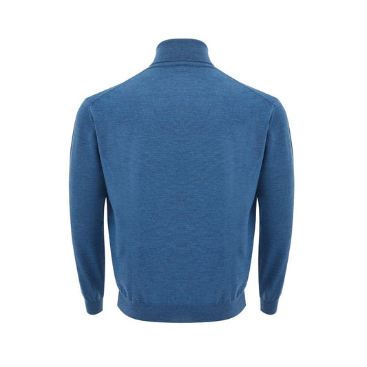 FERRANTE Turquoise Wool Elegance Sweater